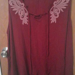 Sleeveless blouse